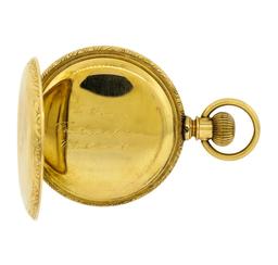 Antique Hampden Watch Co. Pocket Watch - 14KT Yellow Gold