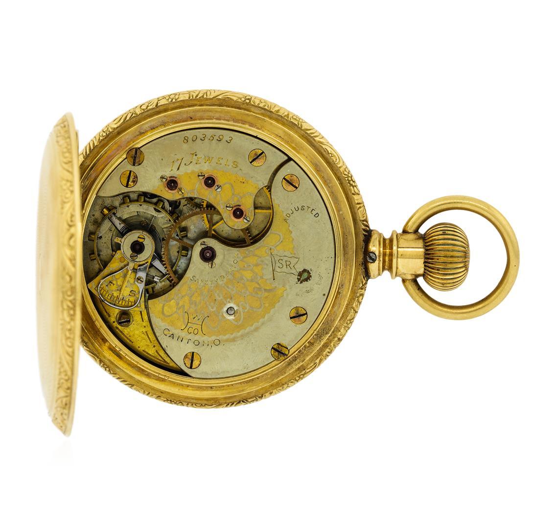 Antique Hampden Watch Co. Pocket Watch - 14KT Yellow Gold