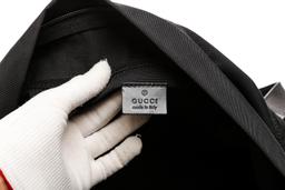 Gucci Black Nylon Leather Trim Extra Large Travel Duffle Bag