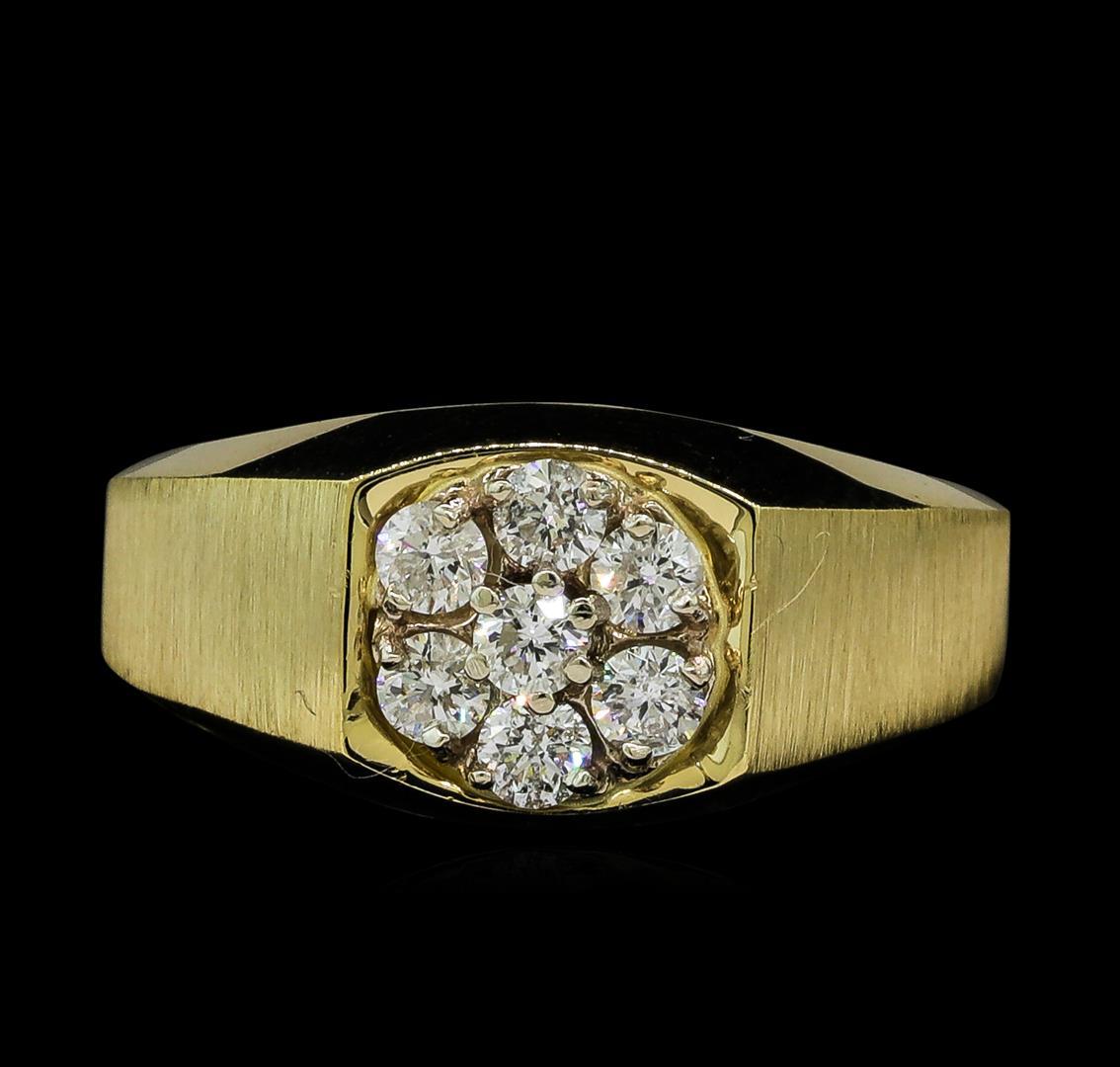 0.56 ctw Diamond Ring - 14KT Yellow Gold