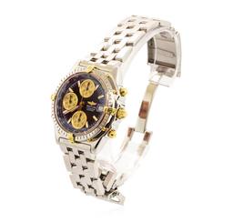 Breitling Men's Chronomat Wristwatch - Stainless Steel and 18KT Yellow Gold