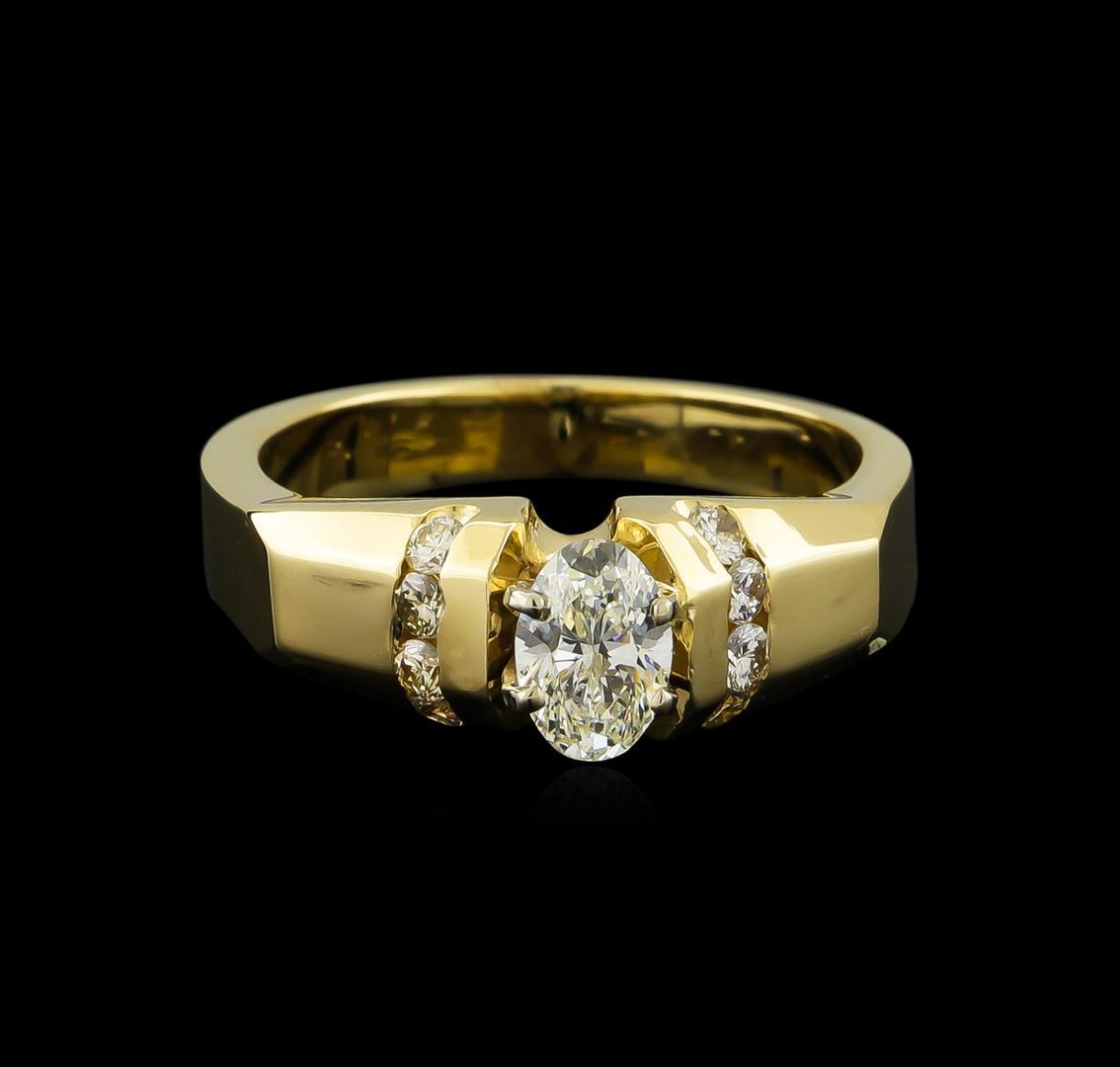 0.57 ctw Diamond Ring - 14KT Yellow Gold