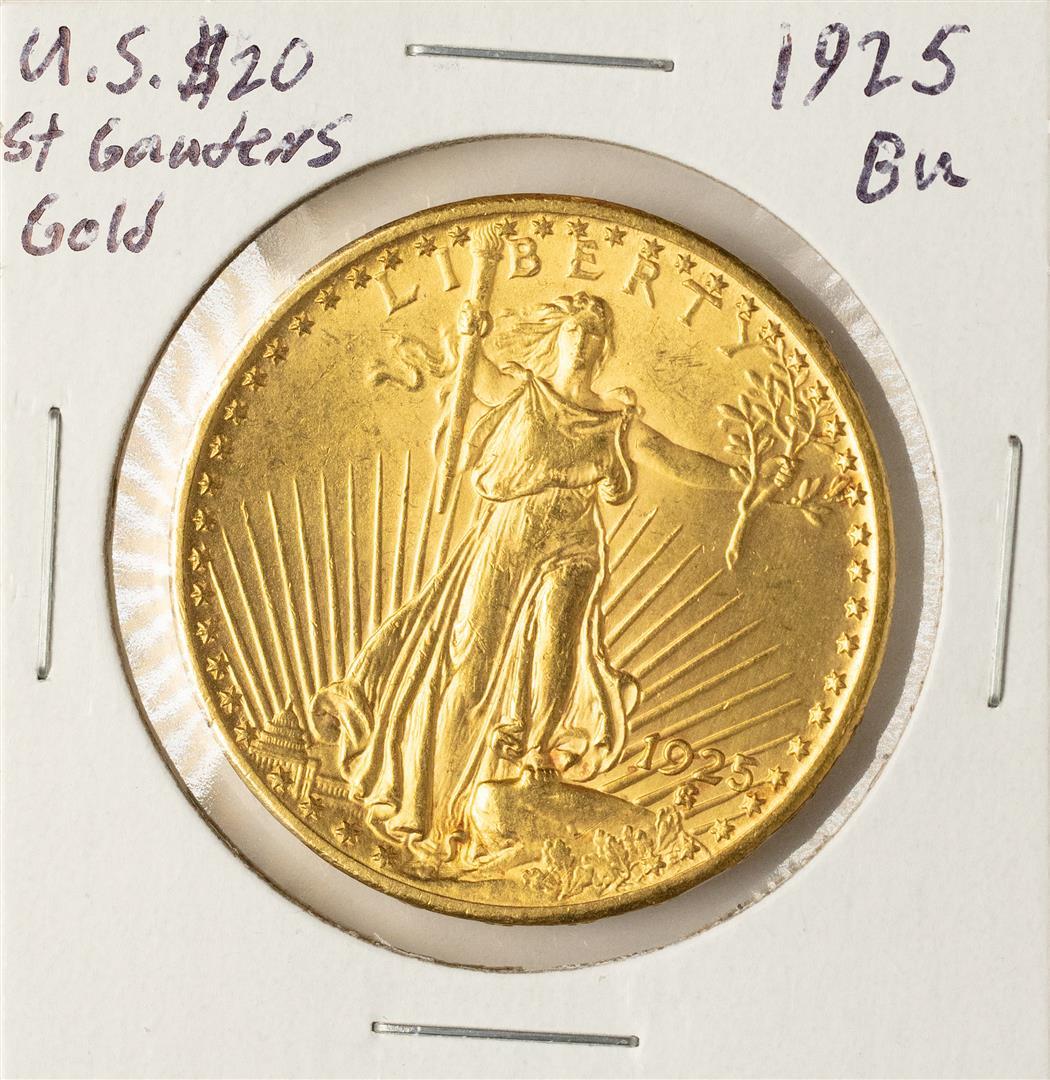 1925 $20 St. Gaudens Double Eagle Gold Coin