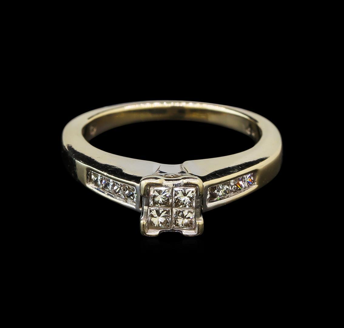 14KT White Gold 0.45 ctw Diamond Ring