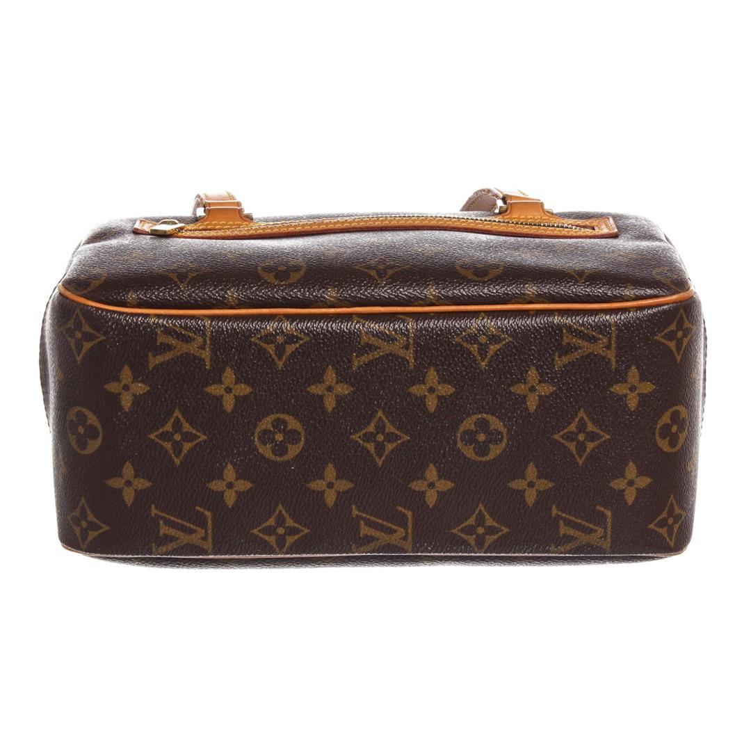 Louis Vuitton Monogram Canvas Leather Cite MM Shoulder Bag