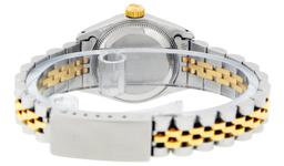 Rolex Ladies 2 Tone 14K MOP Diamond 26MM Datejust Wristwatch
