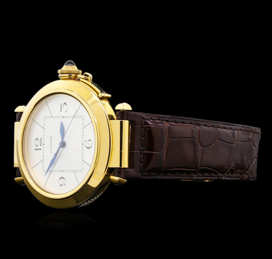 Cartier Pasha Jumbo 18KT Yellow Gold Watch