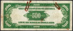 1928 $500 Federal Reserve Note
