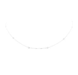 0.40 ctw Diamond Necklace - 18KT White Gold