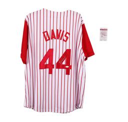 Cincinnati Reds Eric Davis Autographed Jersey