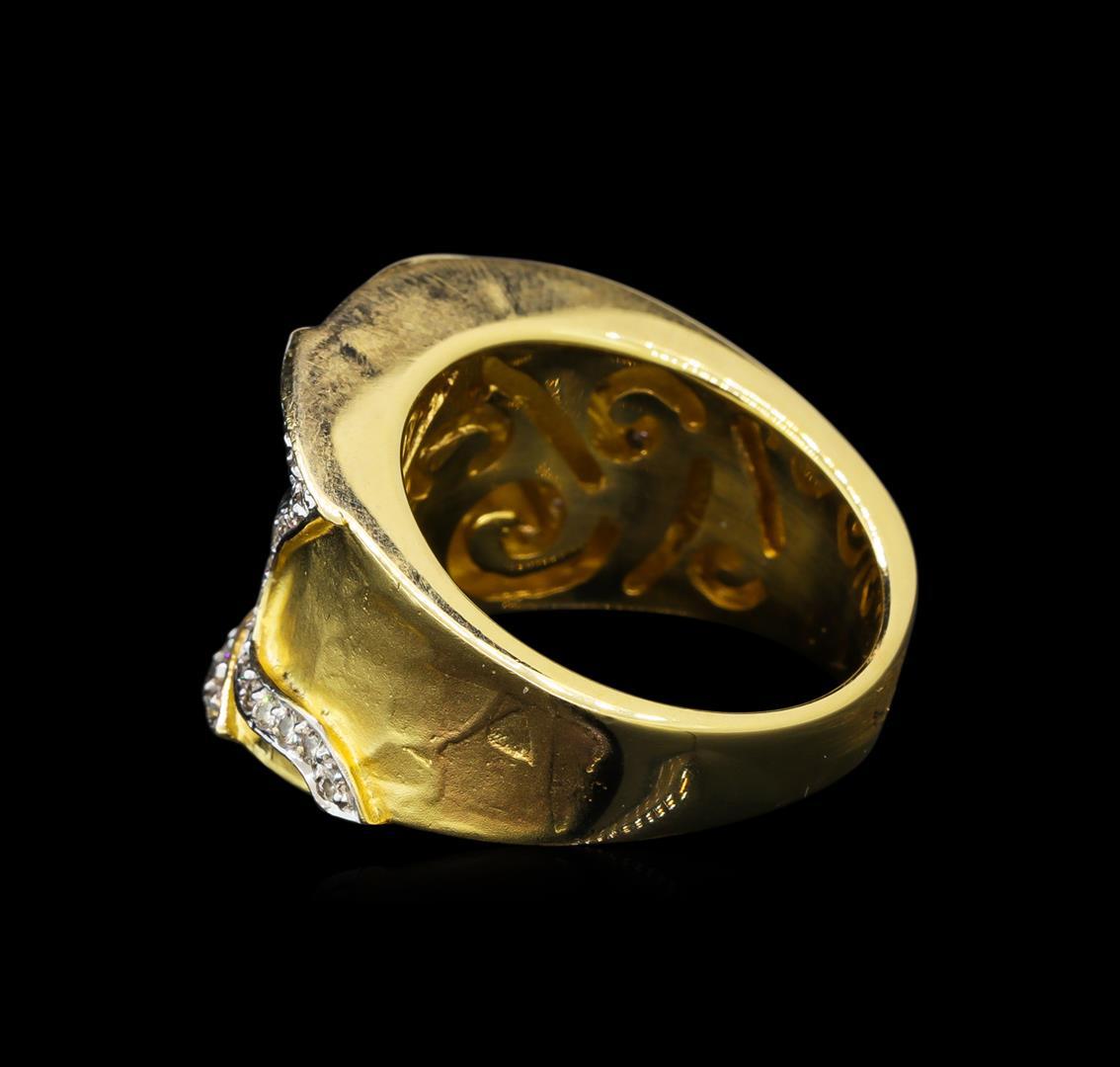 14KT Two-Tone Gold 0.86 ctw Diamond Ring