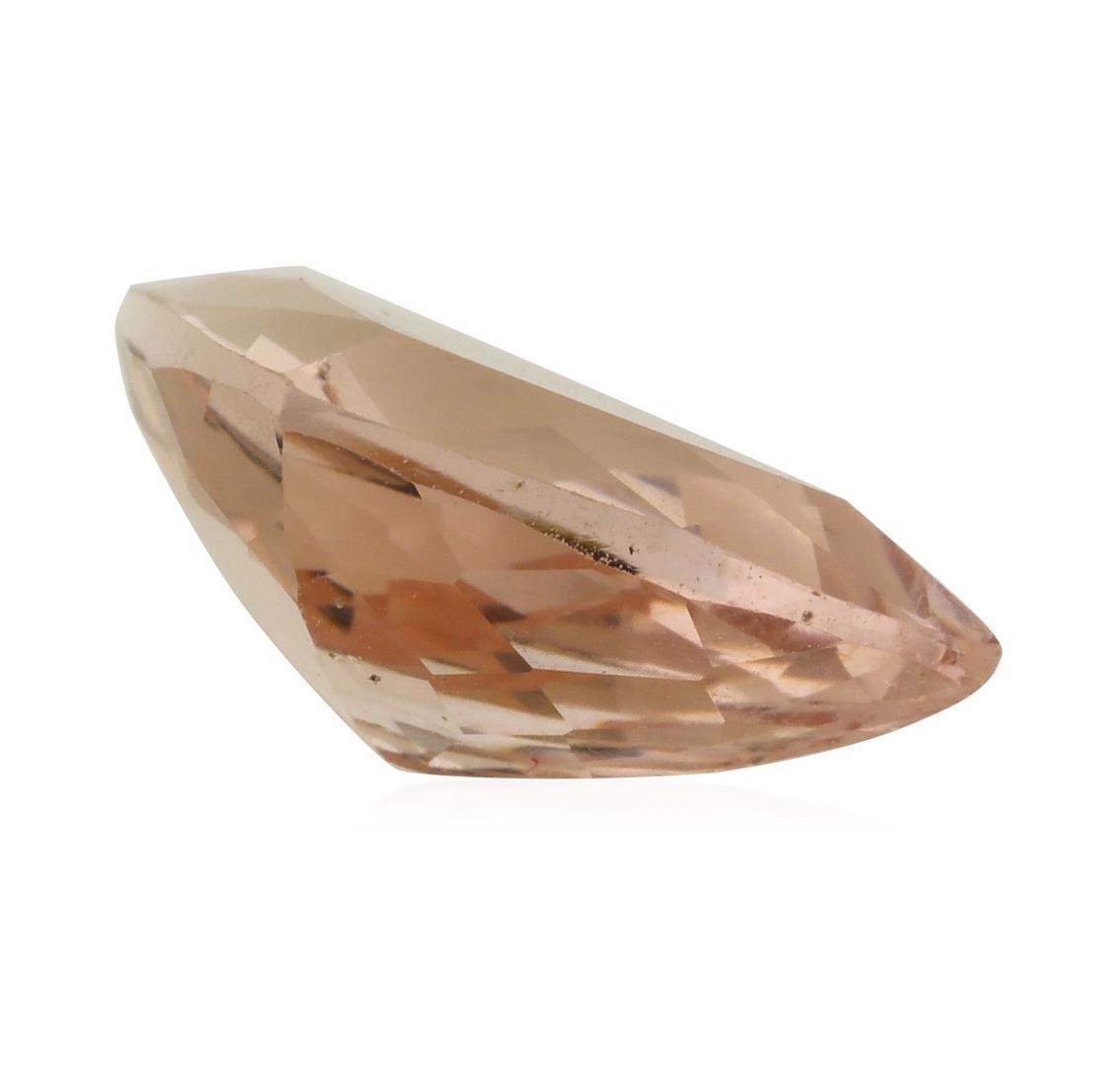 3.51 ct. Natural Trilliant Cut Morganite