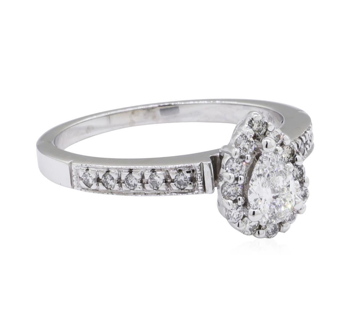 0.33 ctw Diamond Ring - 14KT White Gold