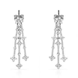 14k White Gold 0.50CTW Diamond Earrings, (I1-I2/G-H)