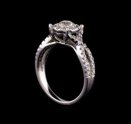 1.05 ctw Diamond Ring - 14KT White Gold