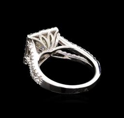 1.85 ctw Diamond Ring - 14KT White Gold