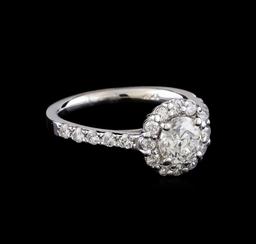 1.60 ctw Diamond Ring - 14KT White Gold