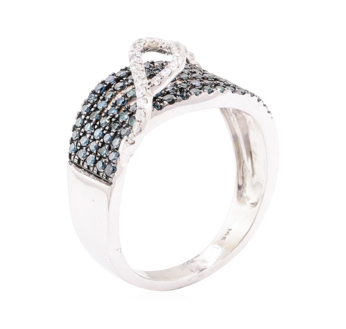 0.73 ctw Diamond Ring - 14KT White Gold