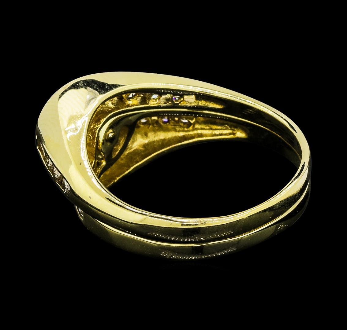 1.10 ctw Diamond Ring and Band - 14KT Yellow Gold