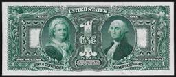 1896 $1 Educational Silver Certificate Note