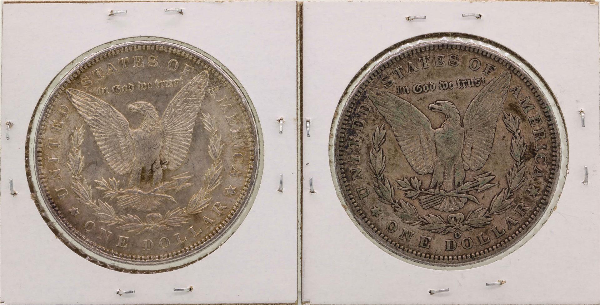 Lot of 1896 & 1896-O $1 Morgan Silver Dollar Coins