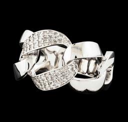 0.33 ctw Diamond Ring - 14KT White Gold