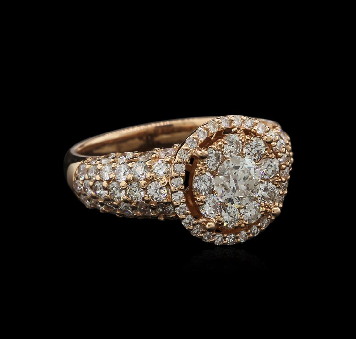 3.01 ctw Diamond Ring - 14KT Rose Gold