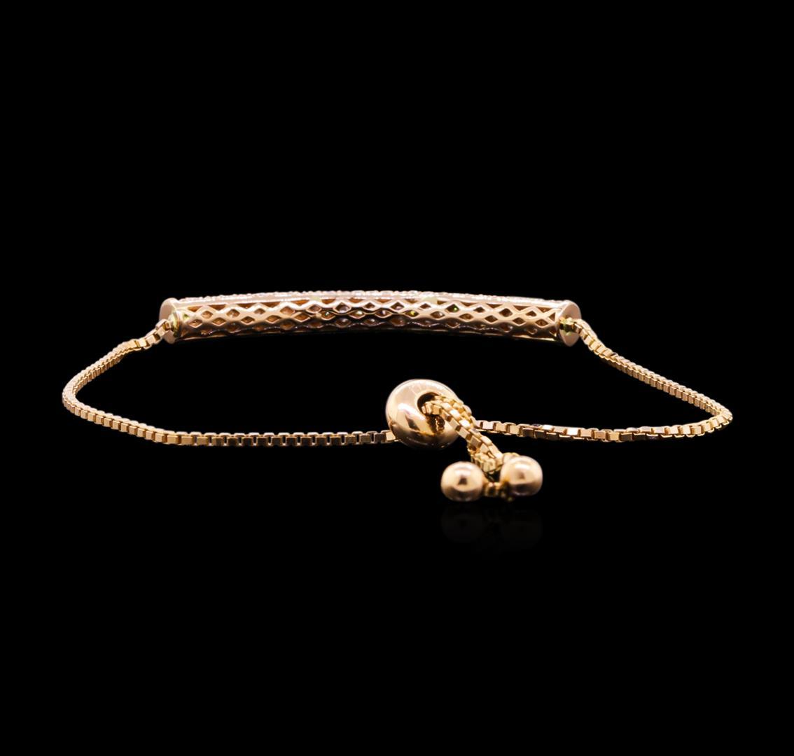 1.45 ctw Diamond Bracelet - 14KT Rose Gold