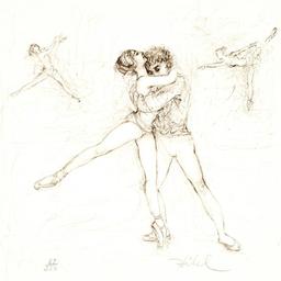 Pas de Deux by Hibel (1917-2014)