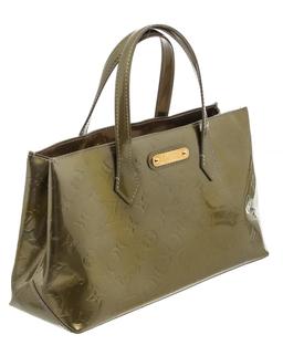 Louis Vuitton Green Monogram Vernis Leather Wilshire PM Bag