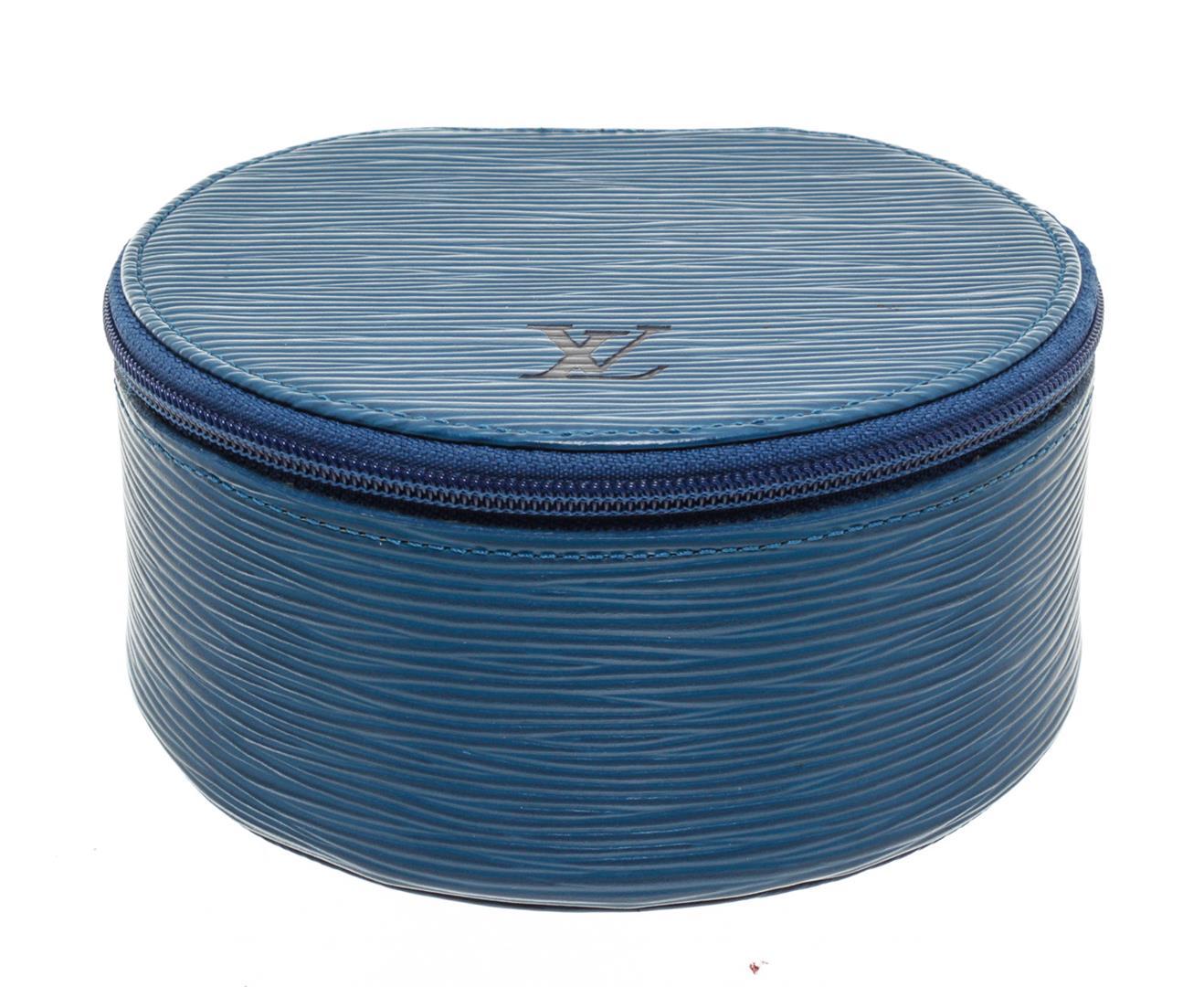 Louis Vuitton Blue Epi Leather Ecrin Bijoux Jewelry Box