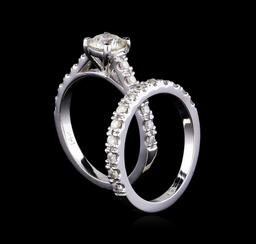 1.30 ctw Diamond Ring - 14KT White Gold