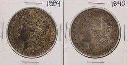 Lot of 1889-1890 $1 Morgan Silver Dollar Coins