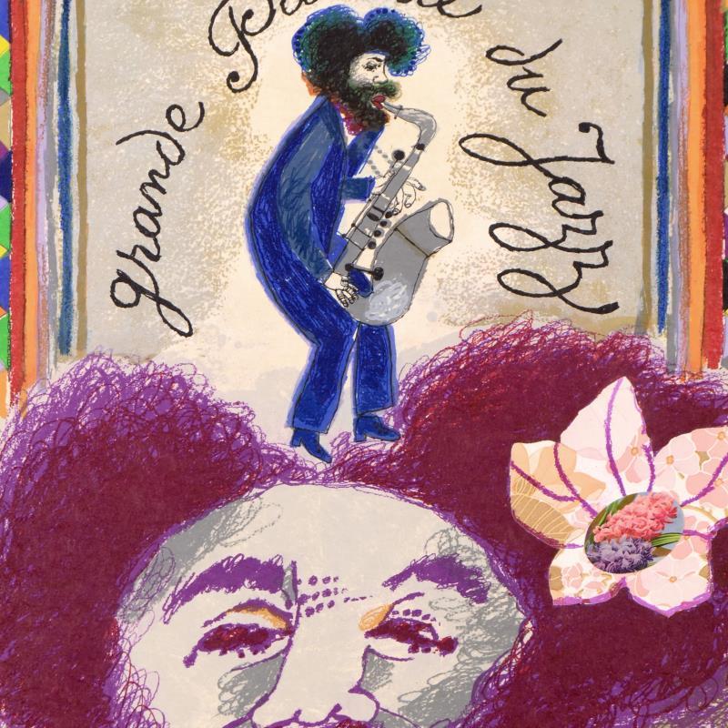 Grande parade Du Jazz by Tobiasse (1927-2012)