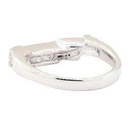 0.80 ctw Diamond Ring - 14KT White Gold