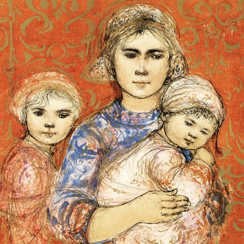 Jenet, Mary and Wee Jenet by Hibel (1917-2014)