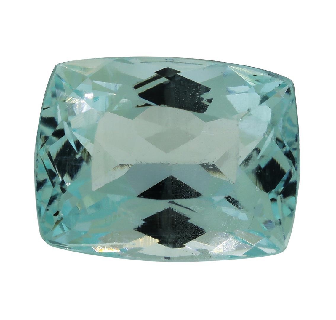 6.67 ct. Natural Cushion Cut Aquamarine