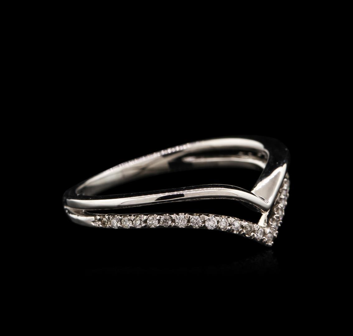 0.13 ctw Diamond Ring - 14KT White Gold