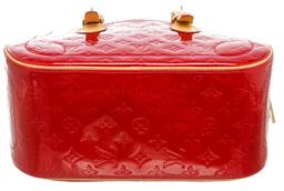 Louis Vuitton Red Vernis Monogram Leather Summit Drive Bag