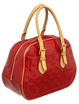 Louis Vuitton Red Vernis Monogram Leather Summit Drive Bag