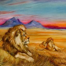 Pride Of Lions by Katon, Martin