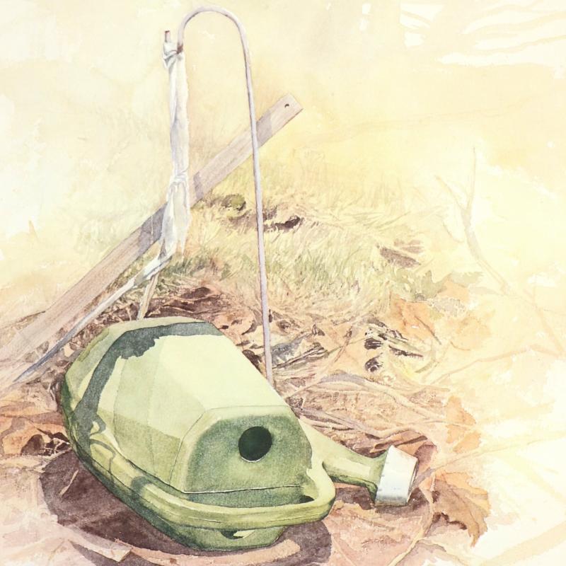 Green Watering Can by Nelson, William