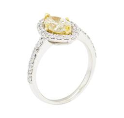 2.22 ctw Diamond Ring - 14KT White And Yellow Gold