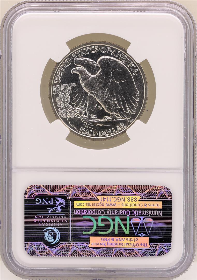 1938 Walking Liberty Half Dollar Proof Coin NGC PF67