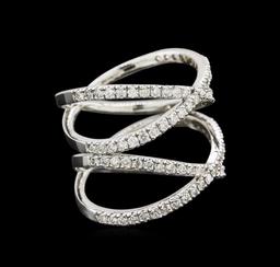 0.95 ctw Diamond Ring - 14KT White Gold