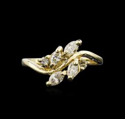 0.43 ctw Diamond Ring - 14KT Yellow Gold