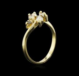 0.43 ctw Diamond Ring - 14KT Yellow Gold