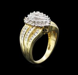 1.00 ctw Diamond Ring - 14KT Yellow Gold