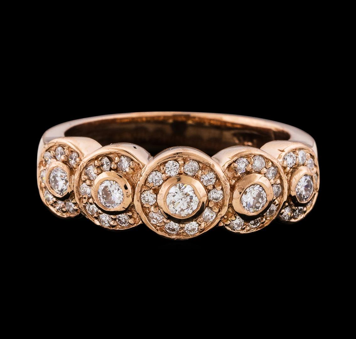 0.60 ctw Diamond Ring - 14KT Rose Gold