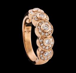 0.60 ctw Diamond Ring - 14KT Rose Gold